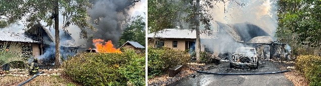 CCFR photos of residence and vehicle.